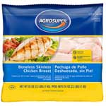 AGROSUPER PECHUGA S/H IQF - 2.2 LB